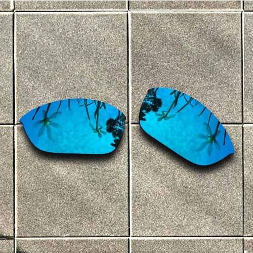 Ice Blue Polarized Sunglasses Replacement Lens for-Oakley Half Jacket 2.0 Frame 100% UV Protection Good Fitness