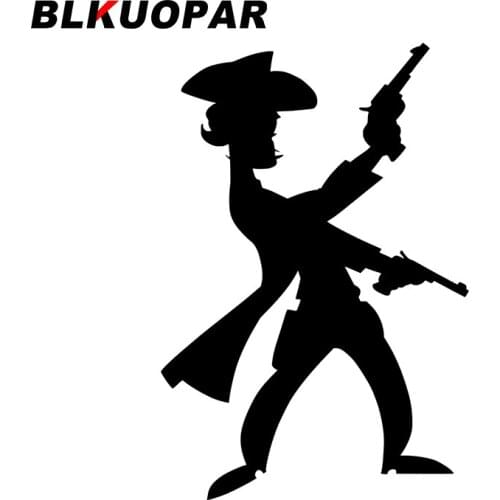 BLKUOPAR for Comic Person Cartoon Car Stickers Waterproof Decals Creative Car Assessoires Snowboard Air Conditioner Decor