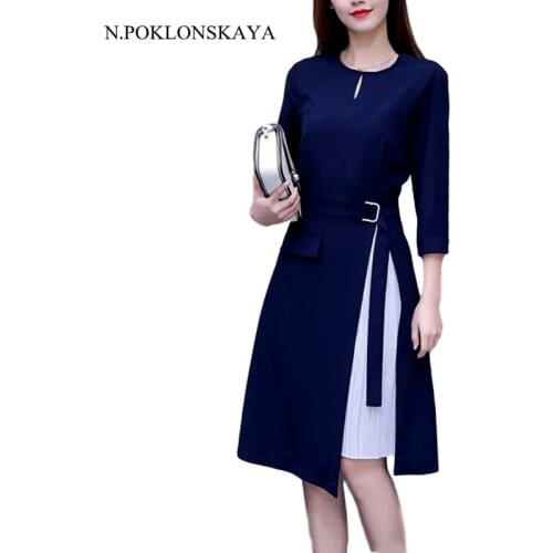 N.POKLONSKAYA Fashion A-Line Dresses