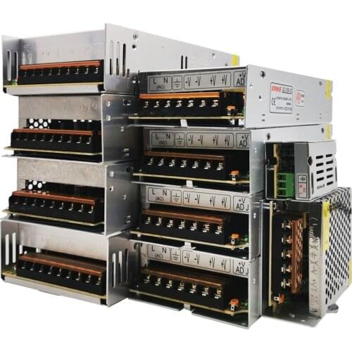 DC12V Lighting Transformer Switch LED Power Supply Transformer Driver Adapter 5A/10A/15A/20A/30A/40A/50A/60A For 5050 Led Strip