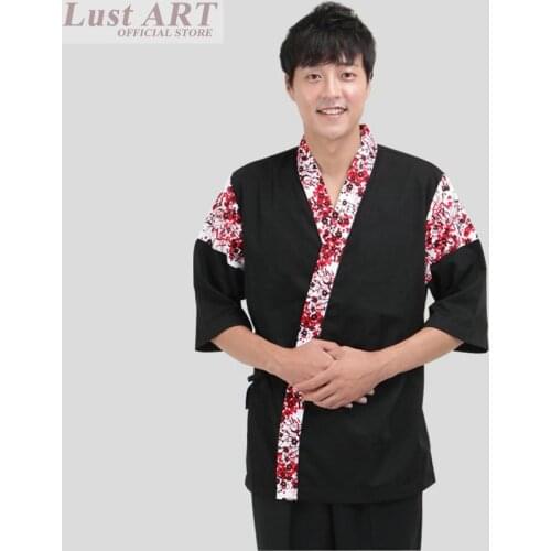 Food Service japanese restaurant uniforms restaurant cook clothes hotel kitchen japanese chef uniform bar waiter uniform B045