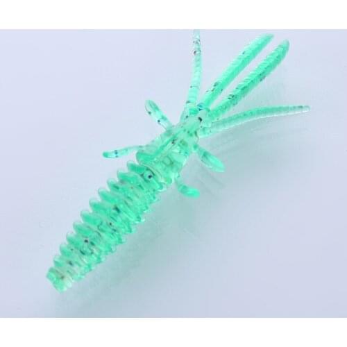 2021 6.9cm New material Super soft Smell With Salt Silicone Artificial Lures Jig Wobblers Bass Carp Pesca Fishing Tackle