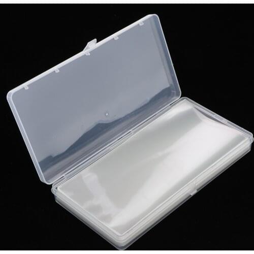 100pcs Clear Wallet Banknote Protector Purse (Pocket Size: 17.5 X 8.6cm Box Size: 18.7x9.6x2.3cm)