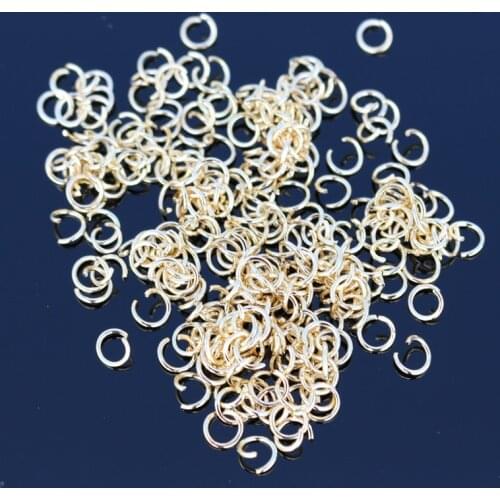 D010 5mm Approx 210pcs/pack 10g Single Loops Open Jump Split Rings Connector for DIY Jewelry Findings & Component Bijoux Making