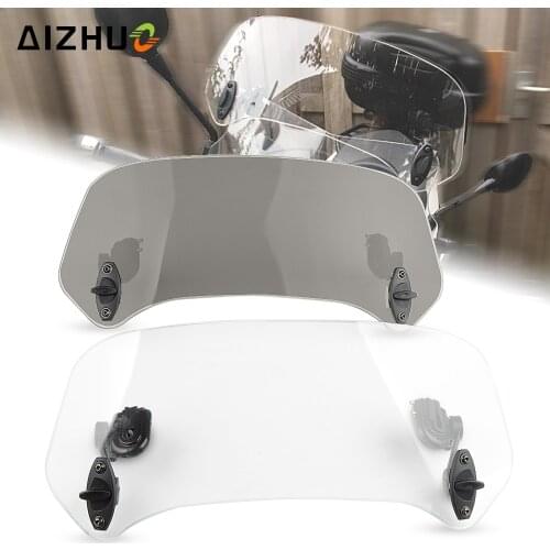 Motorcycle Adjustable Wind Screen Windshield Spoiler Air Deflector for ADVENTURE 1050 RC125 125 RC8 BMW K1200R SPORT