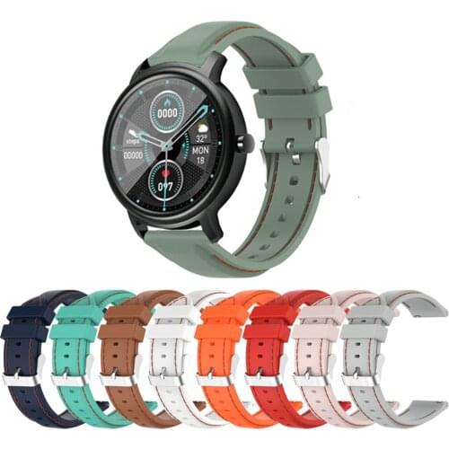 20mm Silicone Strap For Xiaomi Mibro Color Smartwatch Sport Wristband For MiBro Air/Mi bro Air Watchband Bracelet