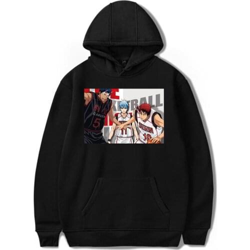 Japanese Kuroko No Basket Anime Men women Graphic Streetwear Winter cool leisure Fashion Unisex Long Sleeve Sweatshirts Hoodies