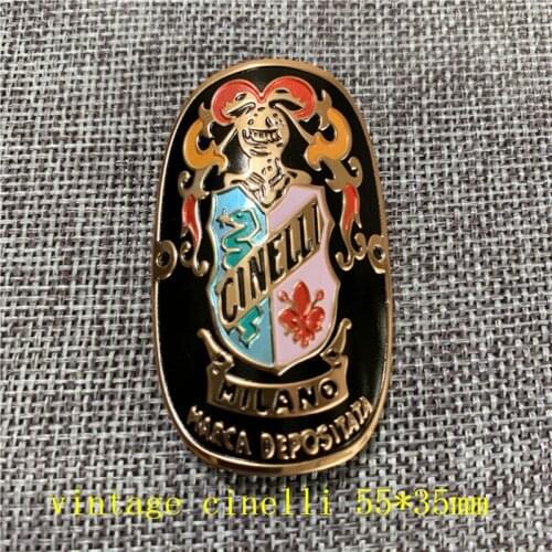 Alloy metal bicycle Head Badge Decals Sticker FOR BMX Road Bike Frame Stem Front Fork Tube DIY protection vintage Stickers