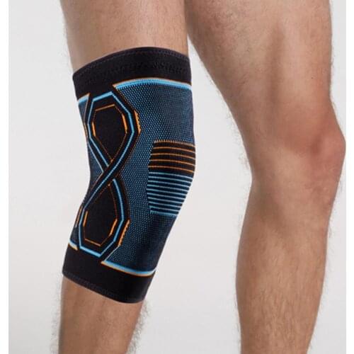 1PC Elastic Knee Pads Nylon Sports Fitness Kneepad Fitness Protective Gear Patella Brace Running Basketball Volleyball Support