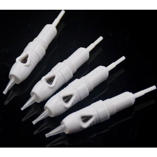 100pcs 1rl charmant machine de tatuaje professional tattoo cartridge needles aguja liberty for eyebrow/lip tattoo 8mm