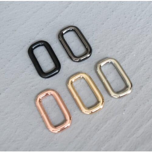 100 Pcs 25mm Webbing Metal Hardware Belt Buckle For Bag Handbag Straps Link Chain Clasp Martingale Collar Leash Rope Accessory