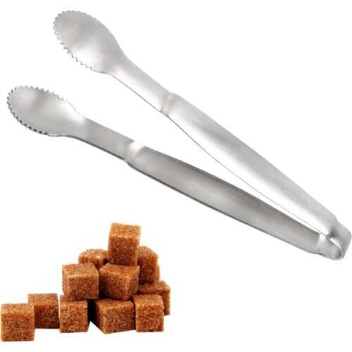 Teaware Tea Tweezer Coffee Sugar Clip Mini Tea Ice Cube Clip Teacup Clamp Food Tongs Holder Stainless Steel Tongs Holder