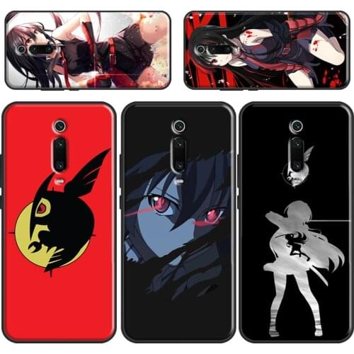 Anime Akame Ga Kill For Xiaomi Mi 11 Lite Case For Xiaomi Mi 11 Ultra 9 10 Lite 10T Pro POCO F3 M3 X3 Pro Case