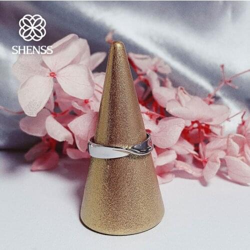 Elegant Quality 925 Wedding Rings Ins Fashion Simple Adjustable Ring 925 Sterling Silver Ring for Women