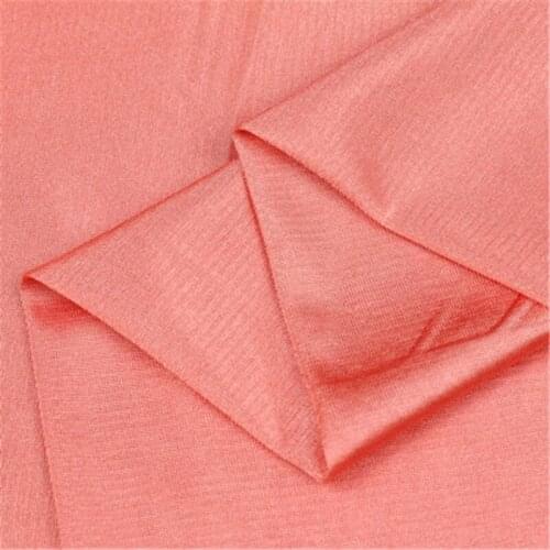 Soft Stretch Lining Fabric knited Reflective Fabric For Chiffon Dress 1 yard