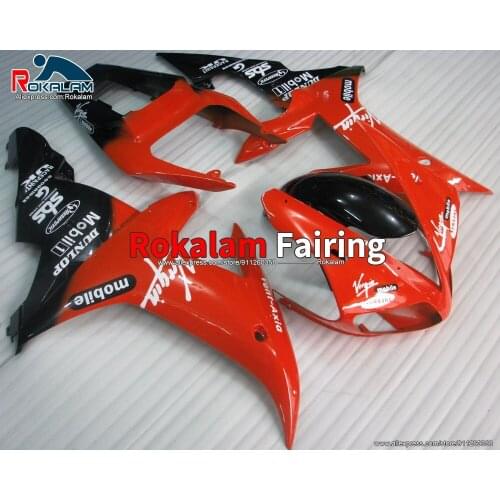 Sticker + Fairing For Yamaha YZF1000 R1 2002 2003 YZFR1 02 03 Red Black Motorbike Body Kit (Injection Molding)