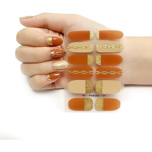 3D Nail Art Stickers Bohemia Lovly Colorful Gold Pink Purple Image Nails Stickers for Nails Sticker Decorations Manicure