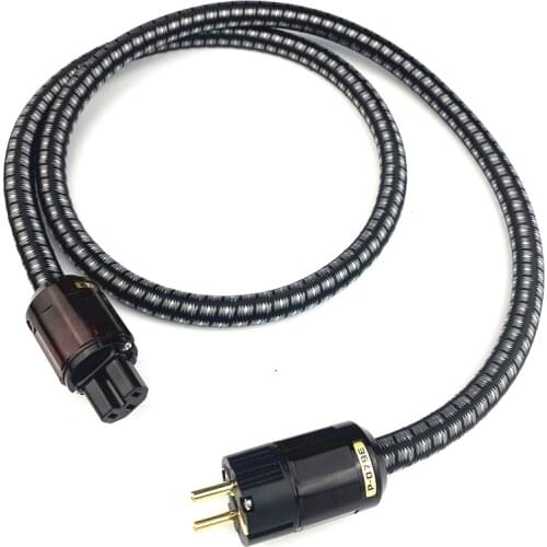 OFC Audio Power Cable 3*4mm Conductor P-079 EU AU US Power Cord