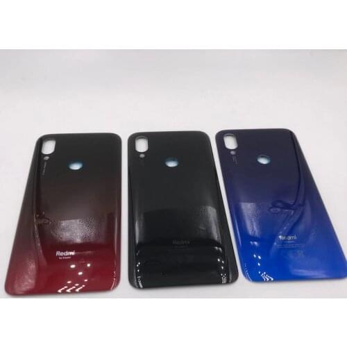 Original For Xiaomi Redmi 7 Back Battery Cover Rear Door Housing Case Panel Redmi7 Replacement Battery Cover