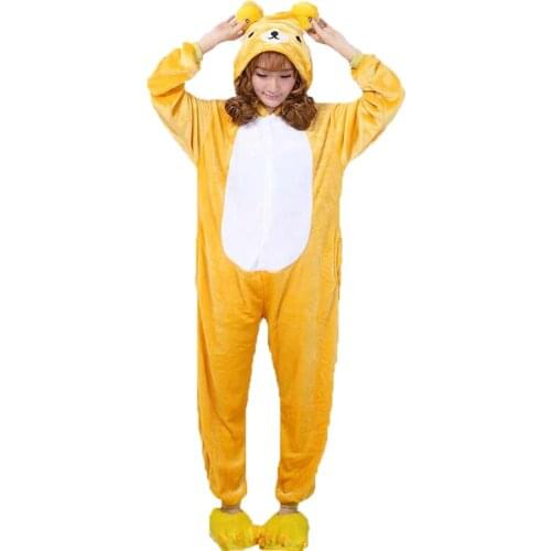 Kigurumi Rilakkuma Pajamas Animal Kigurumi Onesies Cosplay jumpsuit sleepwear
