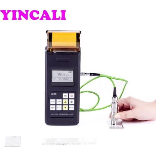 Printing Coating Thickness Tester Leeb242 Built-in Printer Operate principle Magnetic induction or Eddy current Measure 0~1250um