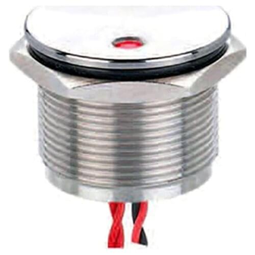 12V/24V Dot LED Lighted 16mm 19mm 22mm Touch Switch Latching Momentary Push Button Piezo Switch
