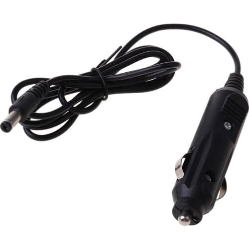 12V 24V Car Cigarette Lighter Socket Plug Adapter Cable DC Plug 2.1mm Supplies 090E