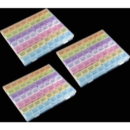 168 Lattices Diamond Embroidery Accessories diamond painting Boxes Cross Stitch Cases Storage Organizer