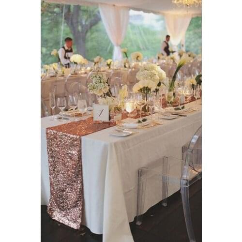 30x275cm modern wedding decoration,sequin table runner ,gold table runner