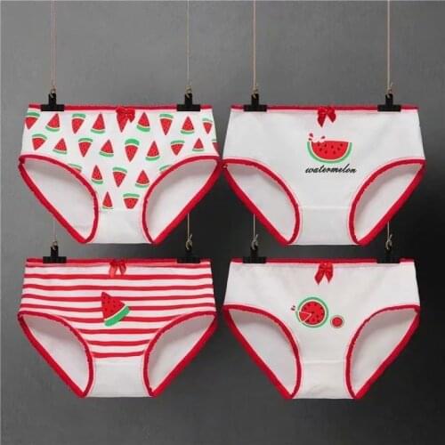 4 Pcs/lot Children Panties Female Child Underwear Baby Girl Cotton Sweet DesignShorts Underpants Children Clothing Girls' Briefs