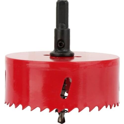 90mm Hole Saw Metal Cutter Drill Bit Tooth Cutting Electric Drill Metal Hole Grooving Drill Saw Carpenter Woodworking Tools Hot