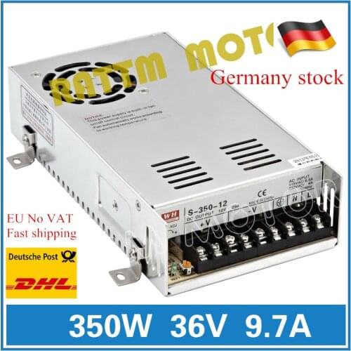 EU Stock DC Switch Power Supply 350W 24V 36V fonte for CNC Router Single Output Foaming Mill