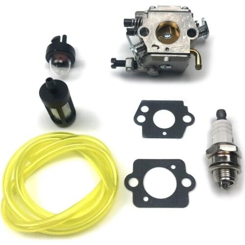 Carburetor Kit for Stihl MS200 020T MS200T MS 200 MS 200T with Fuel Line Filter Gaskets Spark Plug Accessories Parts