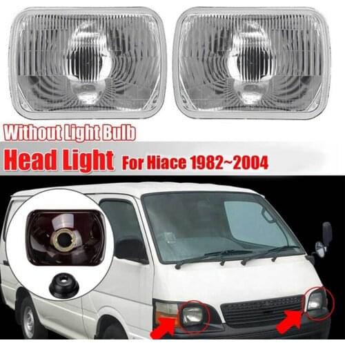 2Pcs Front Headlight Set Lamp for Toyota Hiace RZH 1982-2004(Bulb is Not Included)