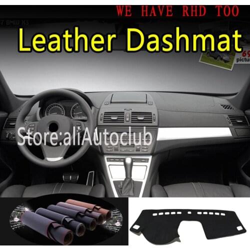 For BMW X3 E83 G1 2003 2004 2005 2006 2007 2009 2010 Leather Dashmat Dashboard Cover Dash Mat Sunshade Carpet Car Styling Auto