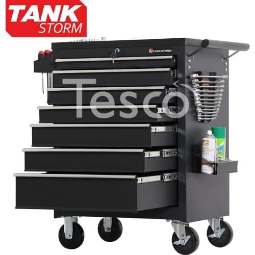 Multi-functional tool cabinet shelf drawer type maintenance toolbox for auto repair tool cart cart