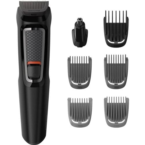Philips Series 3000 7-in-1 Multi Grooming Kit for Beard & Hair with Nose Trimmer Attachment - MG3720/13