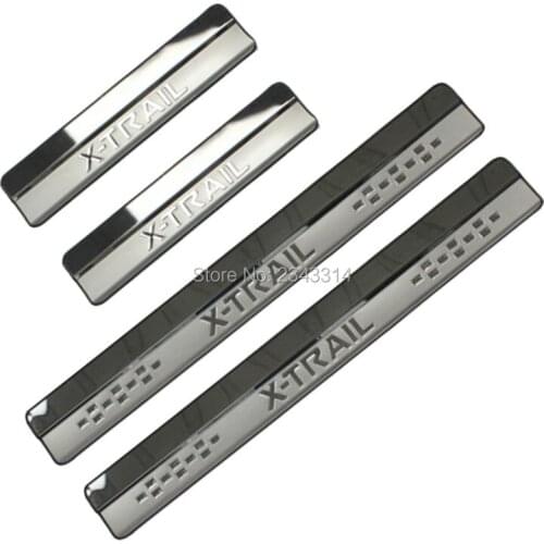 For Nissan X-Trail X Trail XTrail T32 2014 2015 2016 2017 2018 Stainless Scuff Plate Door Sill Guard Pedal Car Styling Accessory