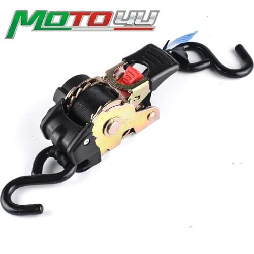 New Motorcycle Auto Retractable Ratchet Tie Down Starp