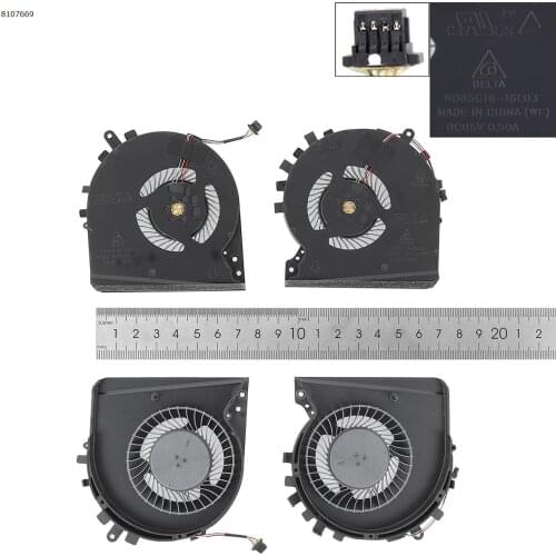 New Original laptop CPU cooling fan Cooler radiator Notebook for HP 15-DK TPN-C141 L+R DC0.5v 0.5A