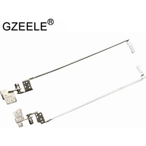 GZEELE NEW lcd hinges For ASUS F552E X552E Y582 D552 R513 X552M X552C LCD Hinges L&R LCD Display Screen Left Hinge Rail Bracket