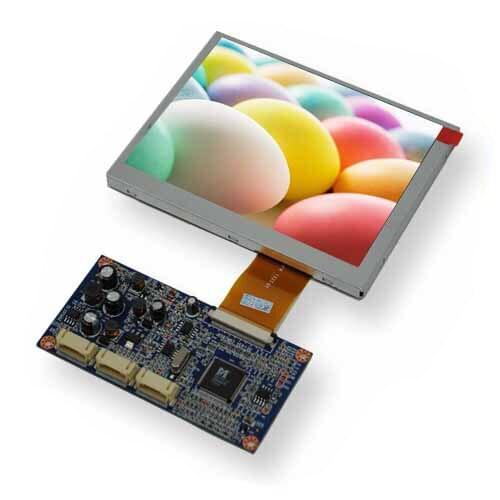 VGA Video Drive Board + 5.6 inch TFT LCD Display Screen 640(RGB)*480 (NTSC / PAL System / OSD Menu / Standard RoHS)