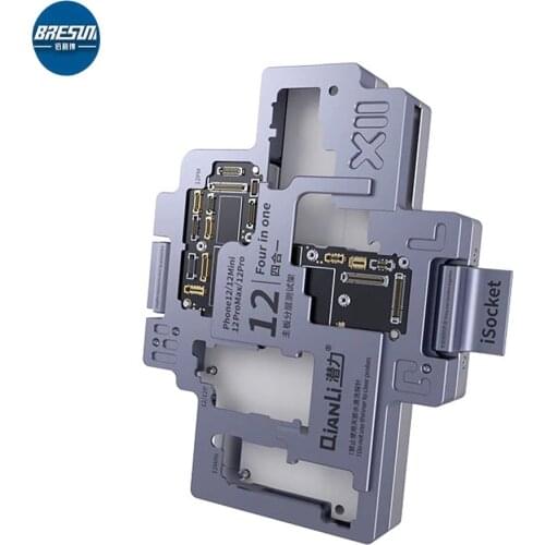QIANLI Isocket 4 in 1 Motherboard Layered Test Frame For iphone 12 12pro max 12mini mainboard test fixture phone repair tools