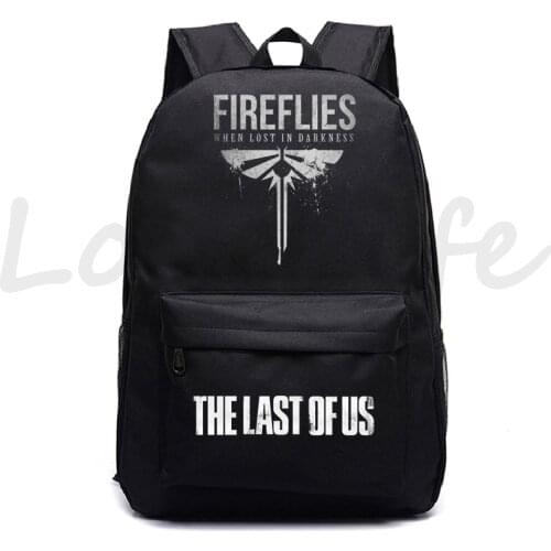 The Last of Us Backpack School Bags for Girls Boys Mochila Knapsack Teens Game Print Bookbag Kids Travel Rucksack