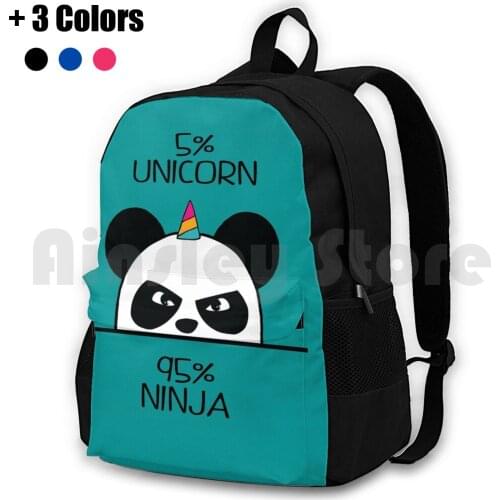 Unicorn Panda Outdoor Hiking Backpack Riding Climbing Sports Bag Unicorn Panda Unicorn Panda Be A Unicorn Funny Unicorn