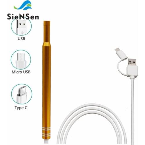 SienSen 3 in 1 HD Otoscope Ear Cleaning Tool Digital Otoscope Ear Spoon Support Android/Table/Windows PC Camera ER-001/002