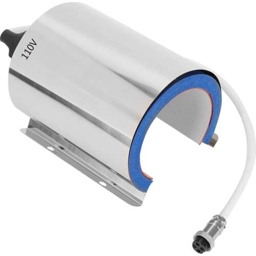 11OZ Size Silicon Resistant Heating Element Mat Heater for Mug Heat Transfer Machine with Stainless Steel Cover