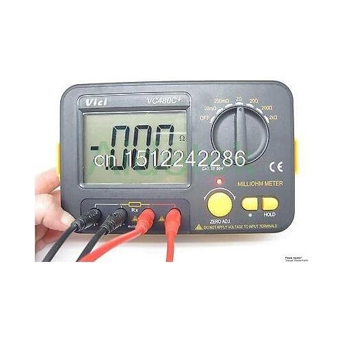AideTek Precision Milliohm Meters vs Extech 4 wire kelvin clip 0adjust large LCD