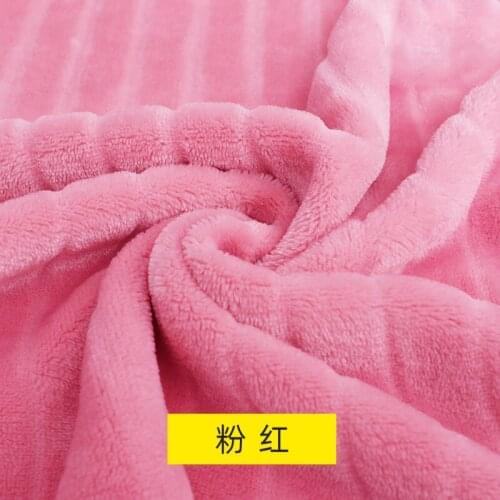 180cmx50cm Autumn Winter Thick Double-sided Flannel Fabric Plush Cloth Coral Fleece Blankets Home Pajamas DIY Clothing Fabrics