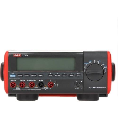 UNI-T UT804 True RMS Bench Type Digital Multimeter DMM HZ Temperature Tester Capacitor 40000 Counts w/Data Logging USB RS232